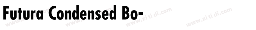 Futura Condensed Bo字体转换 Futura Condensed Bo字体转换